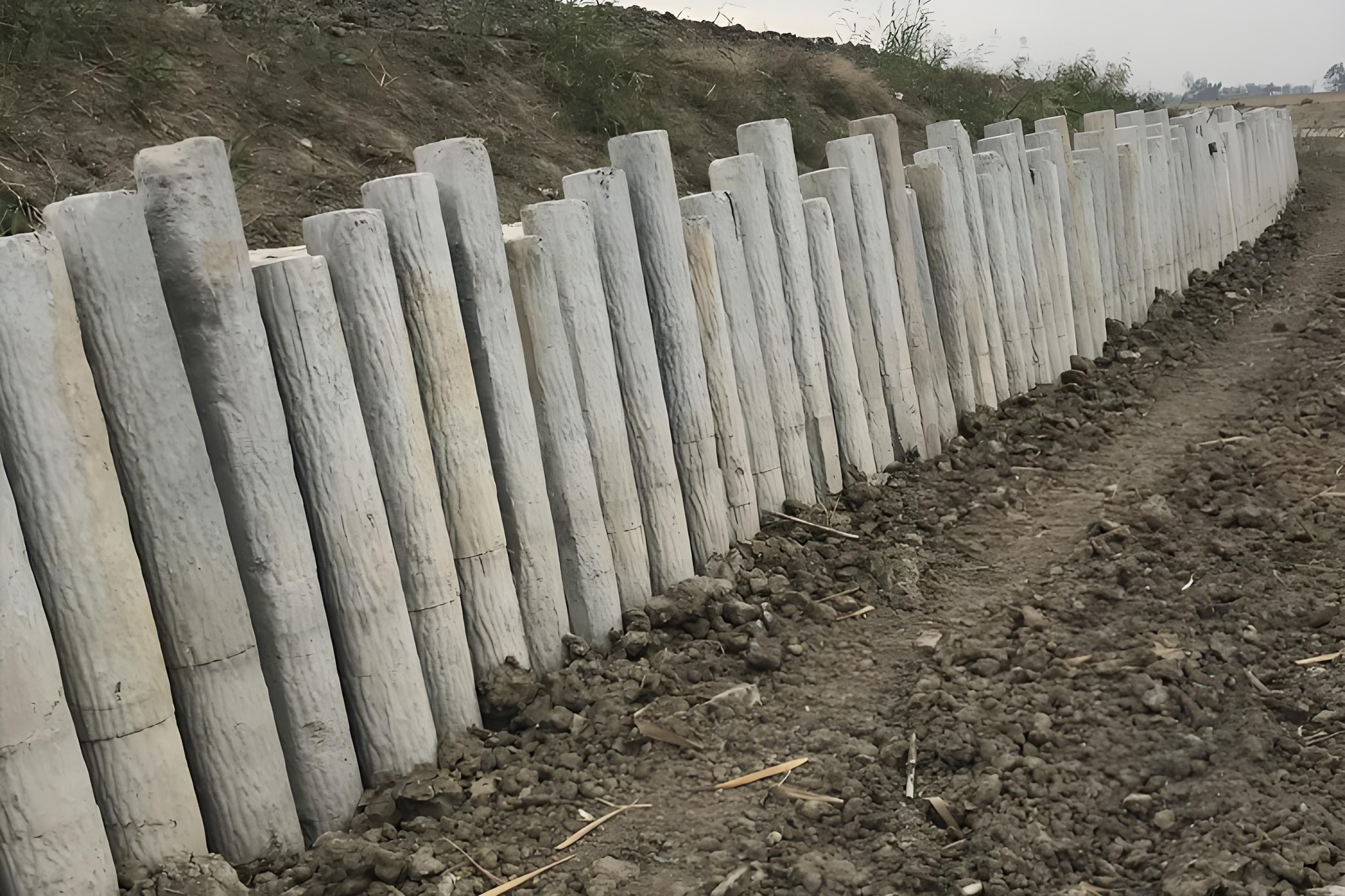 云南水泥樁施工專業(yè)施工隊(duì)-挖機(jī)打仿木樁怎么打?