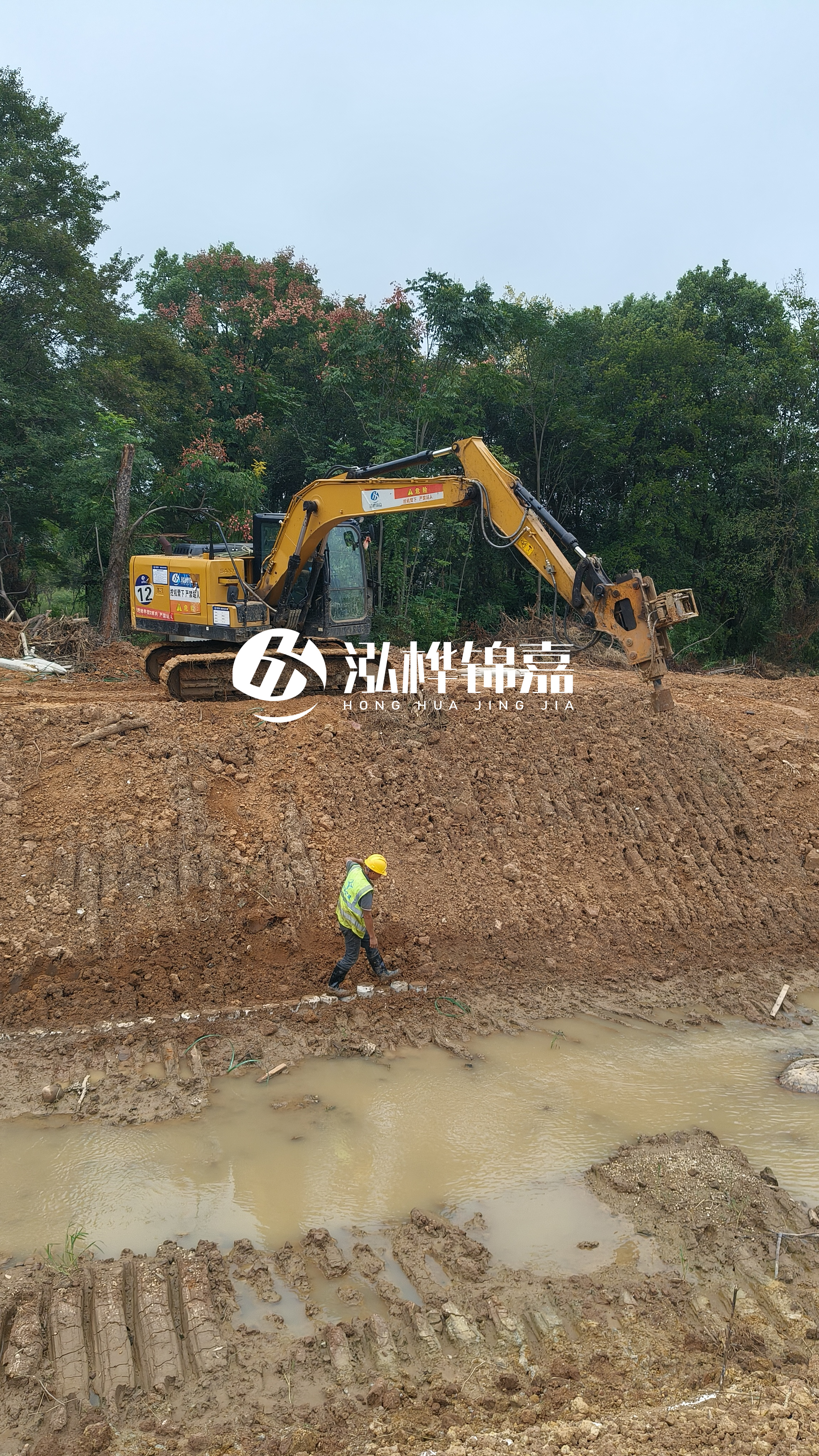 水泥仿木樁施工隊泓樺錦嘉-河道仿木樁的高度選多少合適？