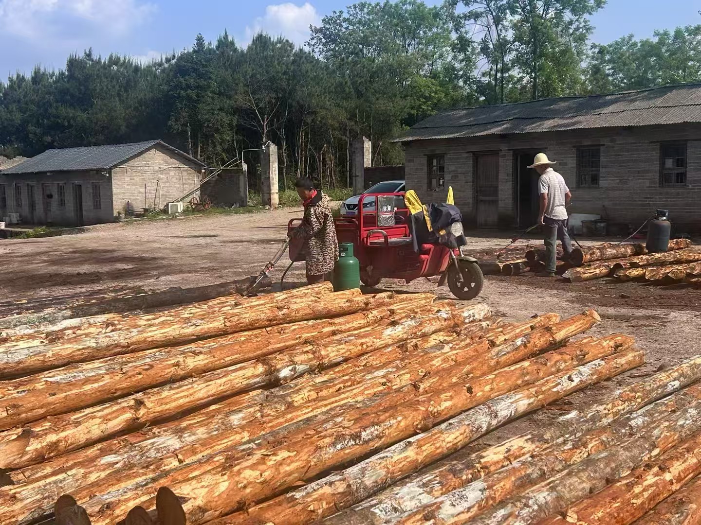 松木樁施工隊泓樺錦嘉 - 建房子地基打木樁靠譜嗎？